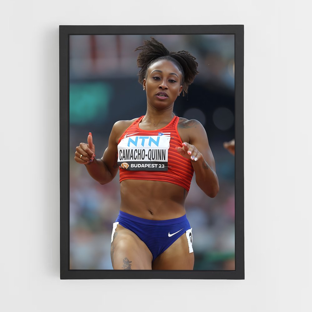 Poster La Course Énergique – affiche Athlétisme (vue 2)